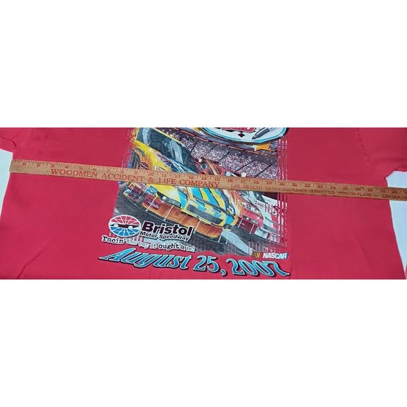 NASCAR Bristol Motor Speedway Sharpie 500 2007 Race 3XL T Shirt Red Auto RacingG - Picture 9 of 13